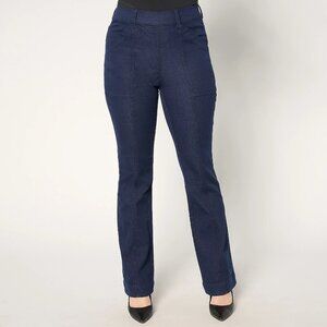 Isaac Mizrahi Women's Navy Pants